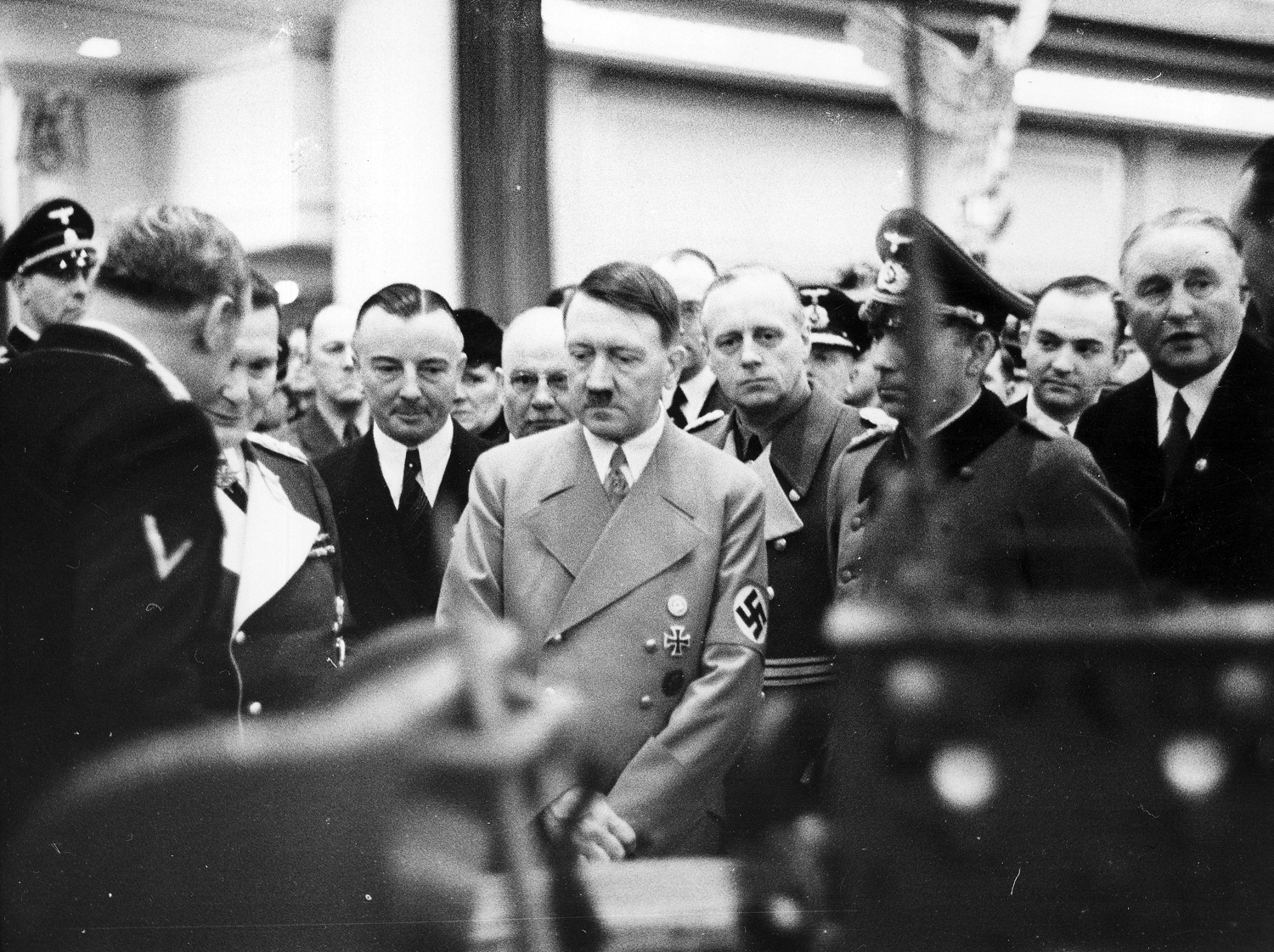 Adolf Hitler and Göring at the Berlin automobile show